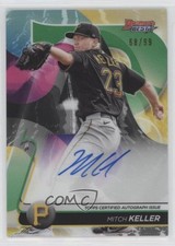 2020 Bowman's Best of Green Refractor 68/99 Mitch Keller #B20-MK Auto 02d2