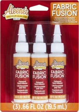 Aleene's Fabric Fusion Glue, 3 Count, (Pack of 1) Clear 
