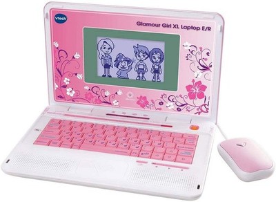 Vtech 80-117964 Glamour Girl XL Laptop E/R Lerncomputer Verpackung beschädigt