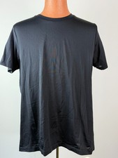 UNIQLO Black Dry EX Crew Neck T Shirt Sz XL Performance Sport Fast Dry gym mesh