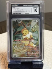 Pokemon Center Stamp Promo Eevee Prismatic Evolutions ETB SVP EN 173 CGC 10