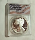 1992 S Silver Eagle PR70 ANACS Flag Label Certified $1 Coin San Francisco Flag