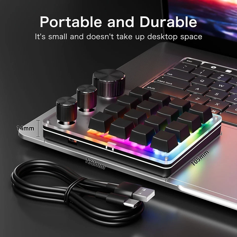 Ergonomic Design Mechanical Gaming Keyboard with Customization Options - Image 3 of 4