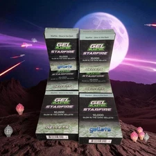 6x Gel Blaster Starfire Glow in the Dark Gellets 10,000 Per Package  SHIPS NOW!!