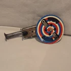Vintage 1950's J Chein & Co. Tin Litho Push Toy Spinner