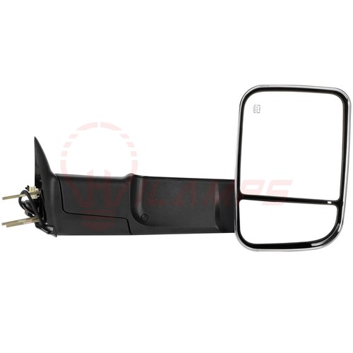 For 1998-01 Dodge Ram 1500 2500 3500 Turn Signal Power Heated Chrome Tow Mirrors - Picture 11 of 11