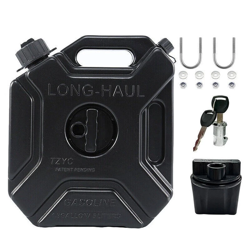 5L Gas Fuel Tank Gas Can Oil Storage Can For ATV UTV Gokart Motorcycle Car SUV - Image 2 of 4