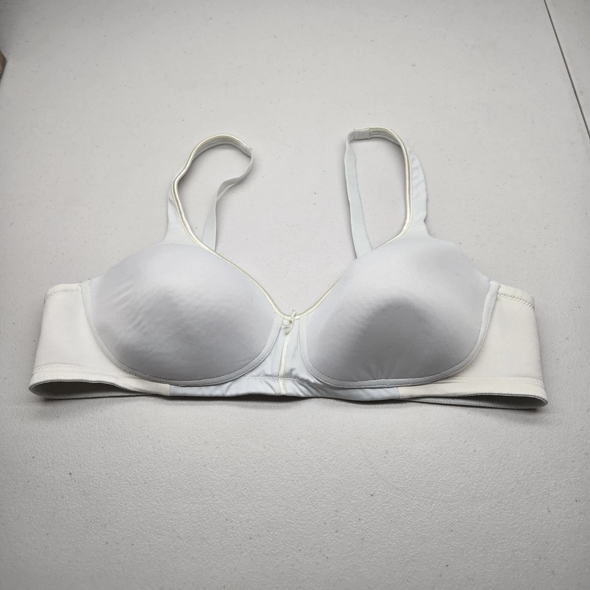 Sujetador Vanity Fair Body Caress Para Mujer - Con Aros, Correas Cabrio, Cobertura Completa, Color Marfil, Talla 95B
