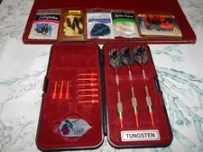 Ranger Tungston Soft Tip Dart Set In Hard Case + Many Extra Pieces See Photo's