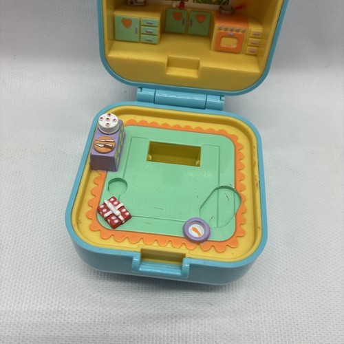 Vintage Polly Pocket Bluebird 1991 Polly's Dinnertime Ring Case Compact ONLY - Picture 23 of 24