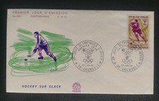 Enveloppe Premier Jour Journée Du Timbre JO Hiver N° 1544 Oblitéré Grenoble 1968