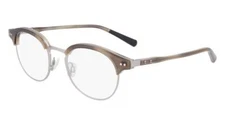 New SHINOLA by Flexon SH-23000 259 Khaki Horn Eyeglasses 48/21/145