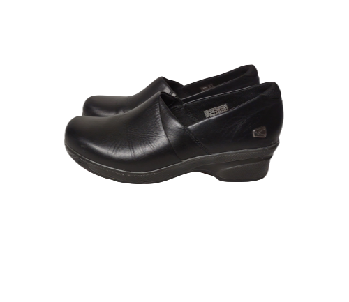 Keen zoccoli neri donna taglia 7 scarpe in pelle