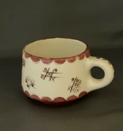 "Taza infantil cerámica tic tac puntera rosa 3x3,5""" Foto 4 de 4