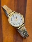 Vintage Timex Women's Watch Gold Tone 1992 Easy Read 23mm New Battery
