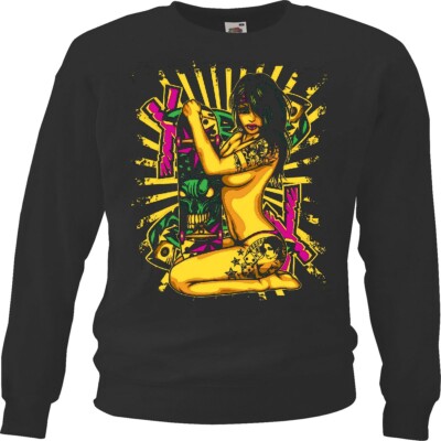 Sweatshirt LONGBOARD SKATEBORD CASINO SKATEBOARD SKATEBOARDFAHRER LONGBOARD SKAT