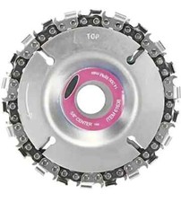 Wood Carving Disc 4" 22 tooth Chain Saw 5/8" Arbor NEW IN PACKAGE