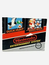 Super Mario Bro Duck Hunt Nintendo Nes Vintage Authentic Instruction Manual Only
