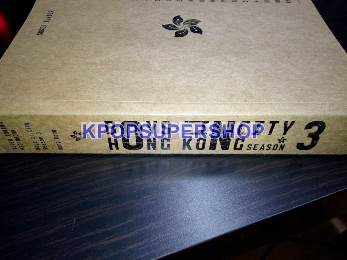 Super Junior Season 3 Boys in City Hong Kong Photobook DVD