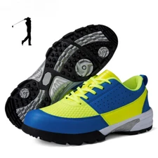 Waterproof Men Women Leather Golf Shoes Non-slip Golf Training Sneakers