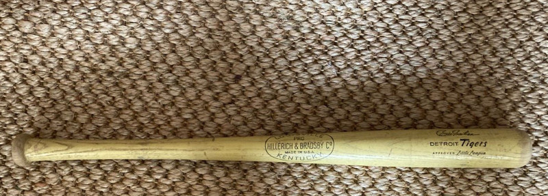 Little League Wood Bat, Bill Freehan Louisville Slugger, Used