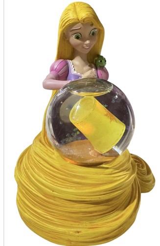 Disney Parks Rapunzel Tangled Pascal Snow Globe Light Up Lantern Figure Used - Picture 3 of 5