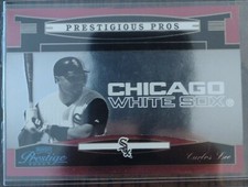 Carlos Lee 2005 Playoff Prestigous Pros #'d634/700 Chicago White Sox PP-93