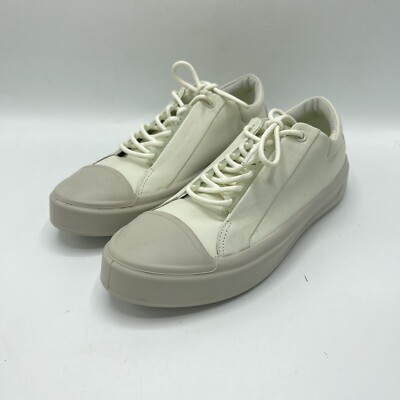 ECCO Flexure T Cap Low Sneakers Men Size 9 Casual Shoes - Shadow White
