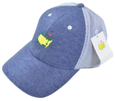 2022 MASTERS (NVY/WHT) Heathered Performance Trucker Hat from AUGUSTA NATIONAL