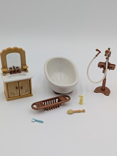 Calico Critters Época Familias Silvanas. Baño completo. Muy buen estado - Imagen 4 de 7