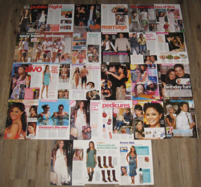 Vanessa Minnillo original FULL PAGED magazine clippings pages PHOTO article