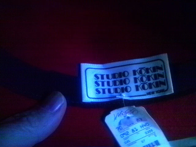 NWT Vintage Studio KŌKIN Red w/Black  100% Wool Hat - Image 3 of 4