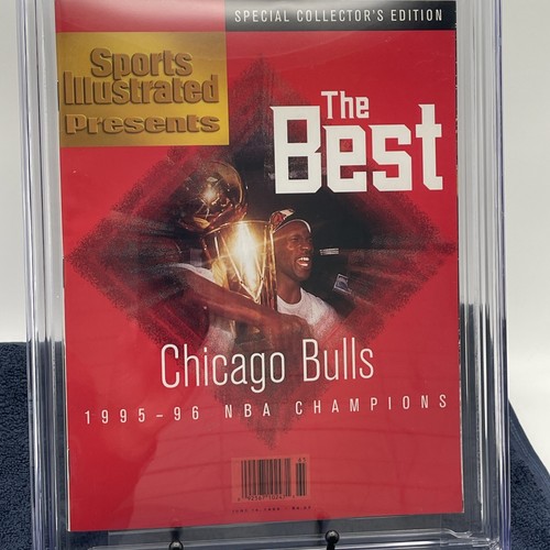 Sports Illustrated Presents “The Best” 1995-96 NBA Champions CGC Graded 9.4! - Picture 4 of 5