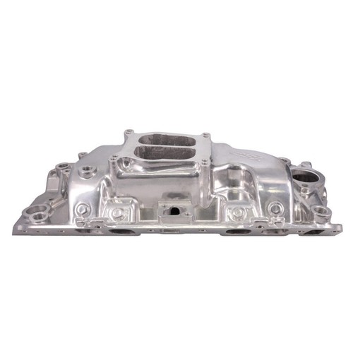 Carbureted Dual Plane Aluminum Intake Manifold Polished for Chevy Big Block V8 - Picture 2 of 2