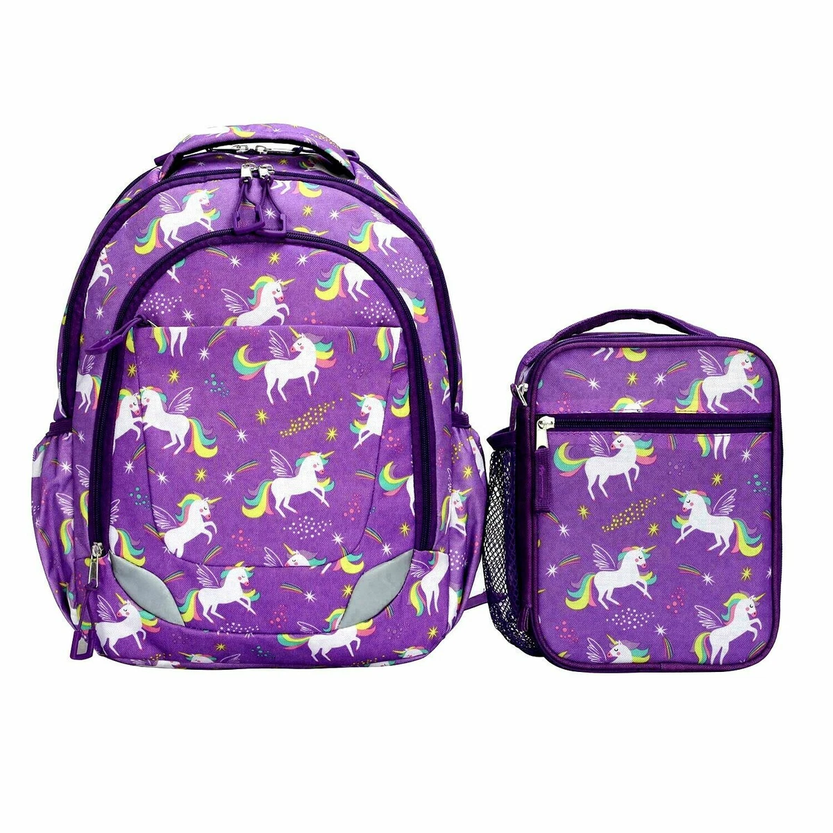 2 in 1 Little Unicorn Kids Backpack with Insulated Lunch Bag