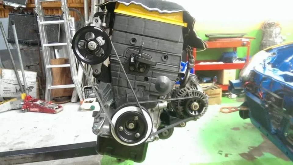 Polea de manivela Works Engineering Honda serie B P. dirección/alternador Foto 2 de 3