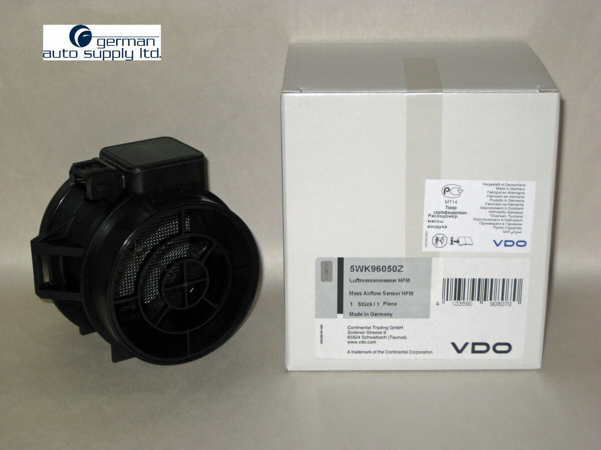 BMW Air Mass Sensor - SIEMENS, VDO # 5WK96050Z - BMW BMW Air Mass Sensor - SIEMENS, VDO # 5WK96050Z - BMW
