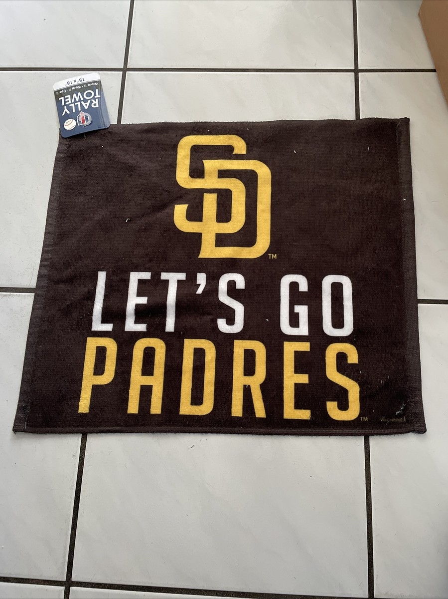 San Diego Padres Rally Towel 🔥🔥Slogan🔥 🔥15x18 MLB