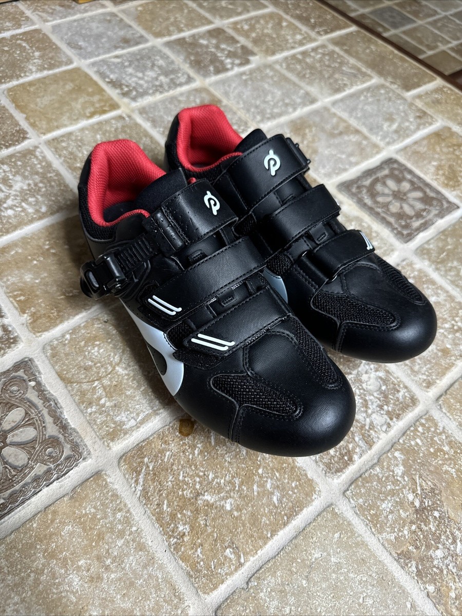 Chaussures Cyclisme Peloton PL-SH-02 Homme – Noir/rouge – Taille 40 Avec Cales