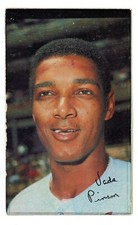 1970 Topps Baseball Super SQUARE CORNER Proof VADA PINSON Blank Back