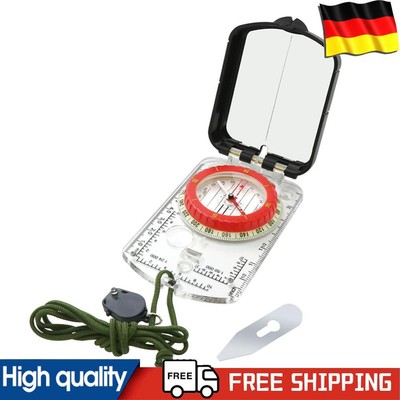 Portable Digital Compass Luminous Compass with LED Light for Camping Hiking