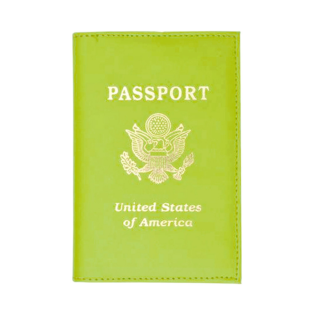 Leather Travel Passport Holder with ID Card Slot-image