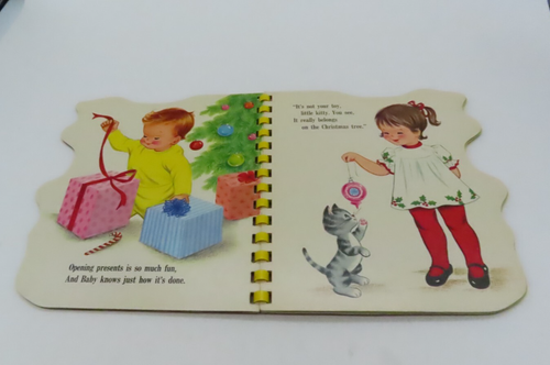 A Sturdi-Contour Book Baby's Christmas Book Spiral Bound - Picture 7 of 8