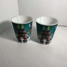 2 McDonalds Lego Movie Action Kids Hologram Drinking Cups Lord Business