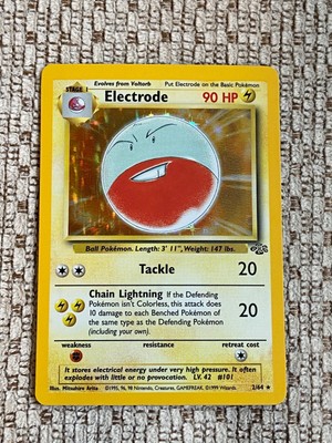 Electrode Holo Pokemon Card (2/64 Rare) | eBay