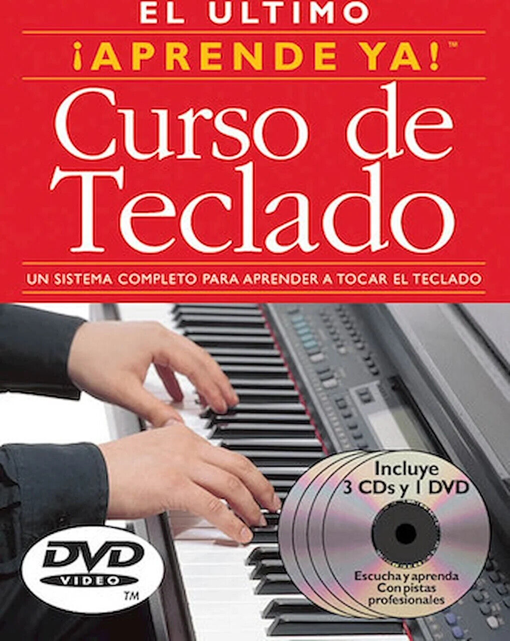 Hal Leonard Aprende YA Curso De Teclado (3 Books 3cds 3 Dvds) for sale  online