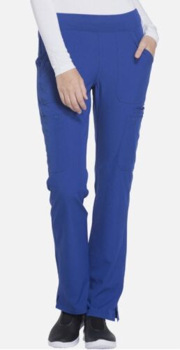 Heart Soul Damen Scrub Hose XXS royalblau niedriger Bund Gummibund modern neu mit Etikett - Bild 2 von 8
