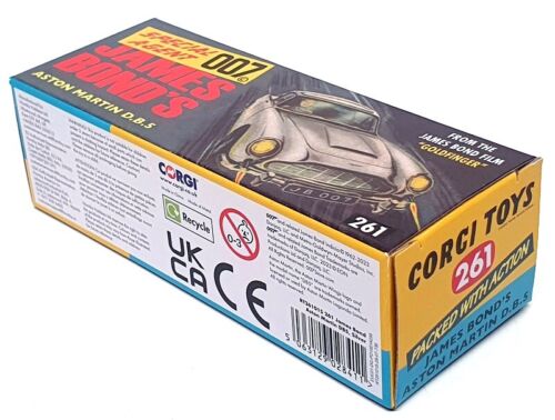 Corgi 9.5cm Long RT26101S 261 - Aston Martin DB5 James Bond 007 Goldfinger - Picture 5 of 5