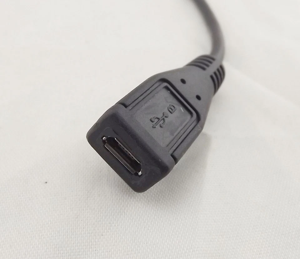 10x USB 2.0 A Female To Micro B 5 Pin Female Charge Data Extension Adapter Cable - Image 4 of 4