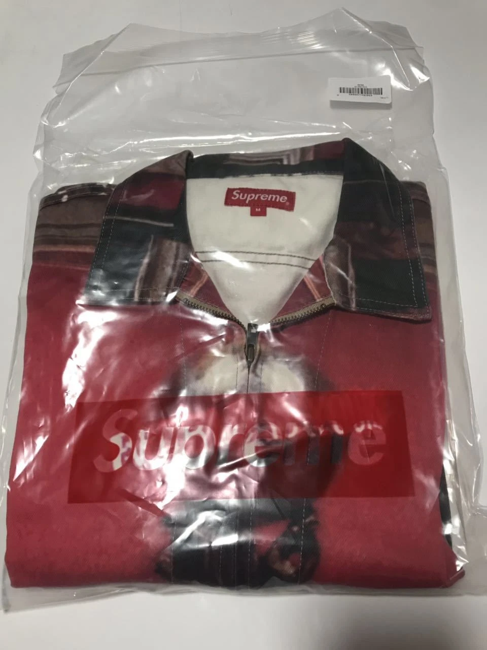 VESTE DENIM SUPREME FW17 SCARFACE 